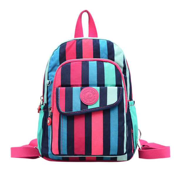 Women Fashionable Simple Versatile Classic Waterproof Nylon Backpack Daily Matching Casual Simple Backpack